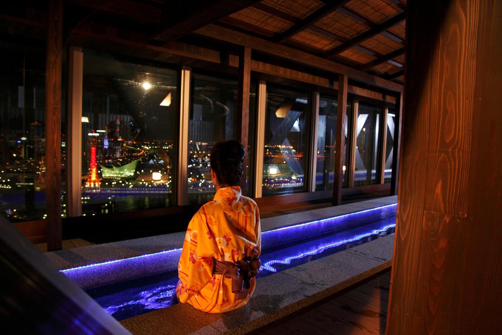 Kobe Harbor Land Onsen Manyo-Club Hotel Luaran gambar